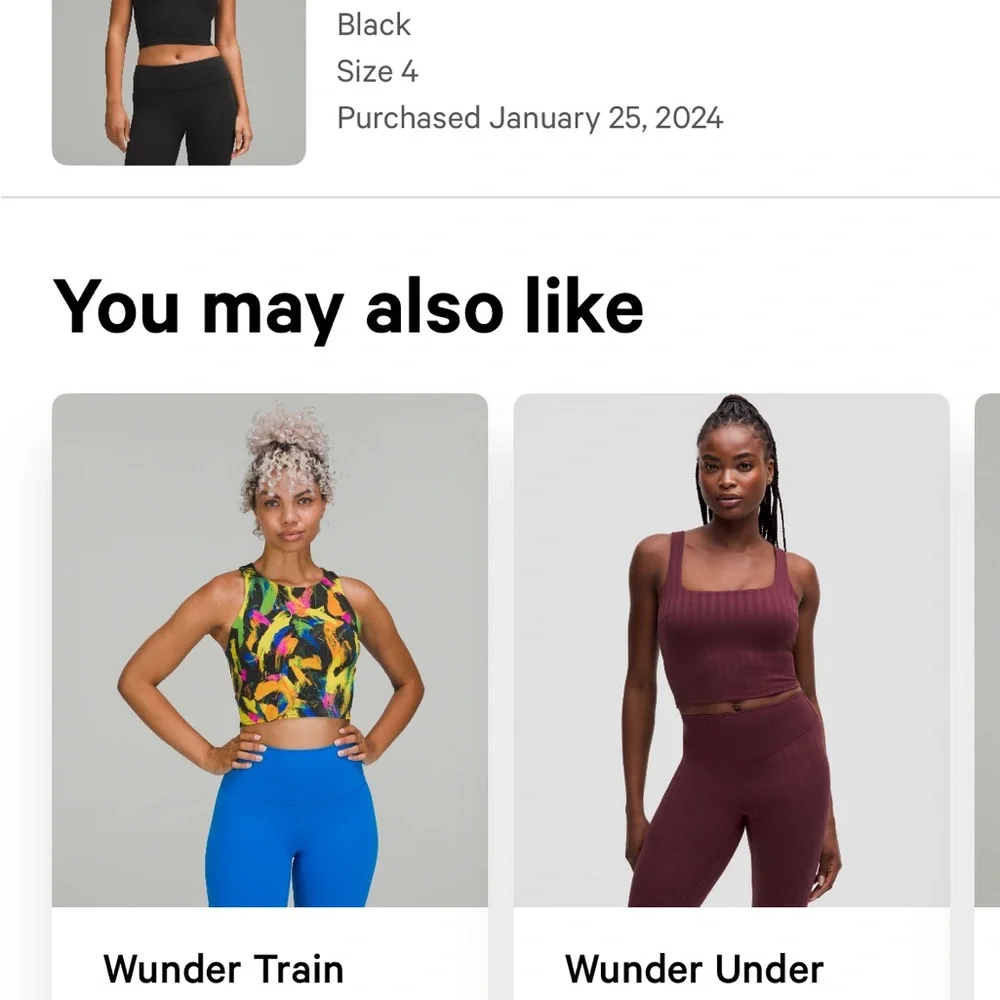 Lululemon Wunder Train High-Neck Cross-Back Tank Top - Picture 3 of 3